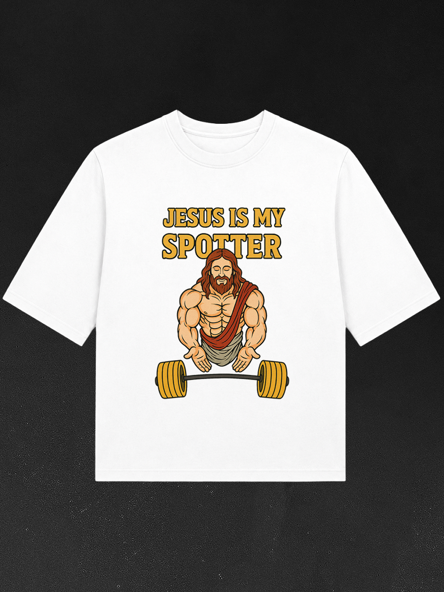 Футболка оверсайз JESUS IS MY SPOTTER
