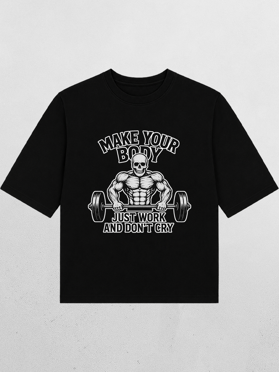 Футболка оверсайз MAKE YOUR BODY