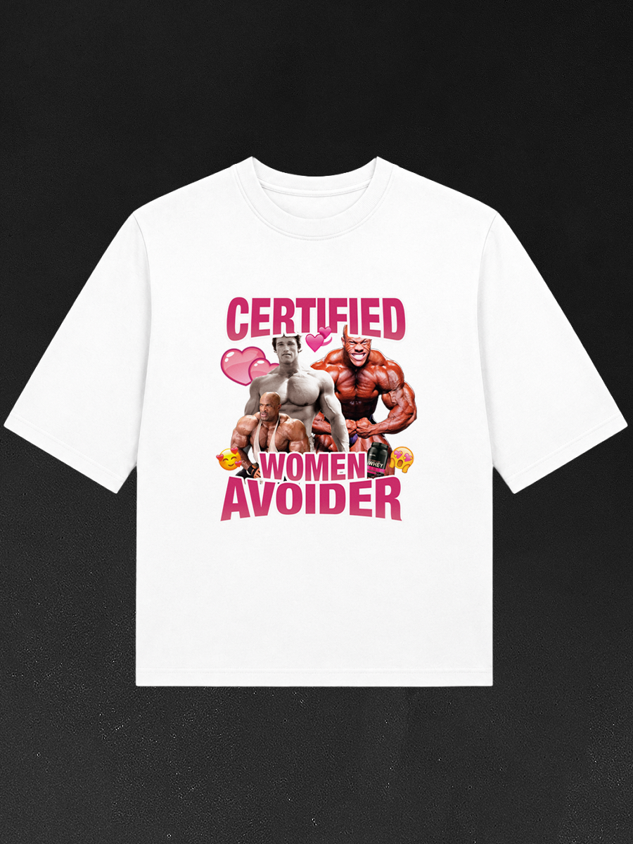Футболка оверсайз CERTIFIED WOMEN AVOIDER — купить в LASTREP